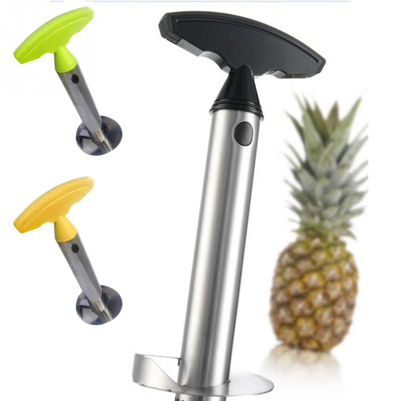 Pineapple Peeler Cutter Stainless Steel Convenient Spiral Pineapple Cutting Machine Fruit Peeling Corer Tool Kitchen Accessories