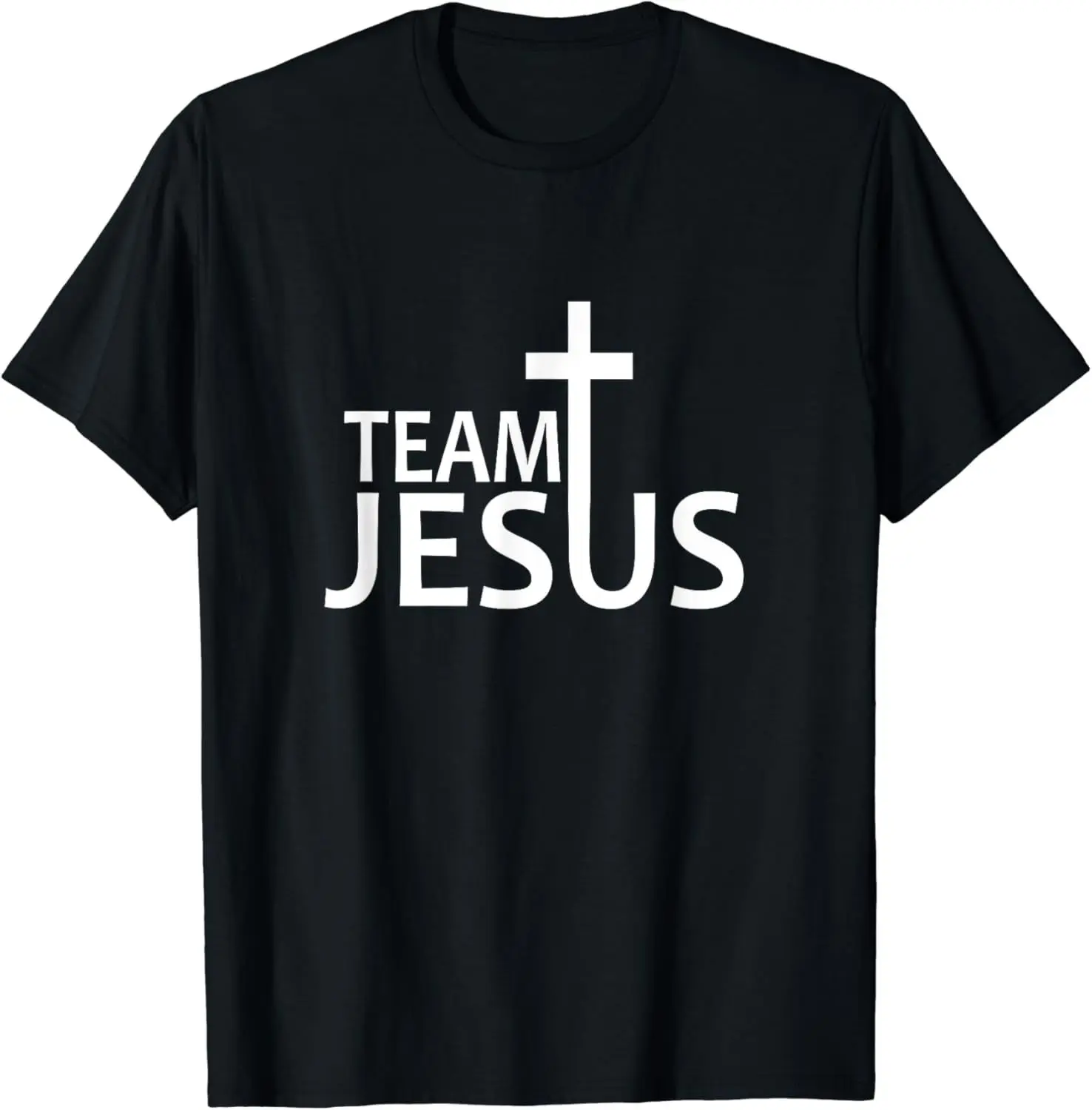 Funny Team Jesus Christian Faith Pray God Religious T-Shirt Funny Jesus Clothes  T Shirts for Men  Graphic T Shirts