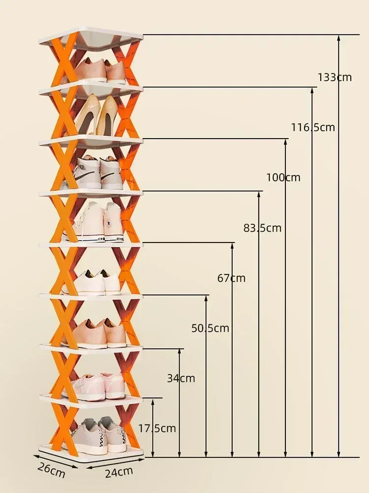 New Shoes Racks Storage Organizer Detachable Shoe Racks Saves Family Household Rack Multi Layer Simple Shoes Shelf Color Cabinet