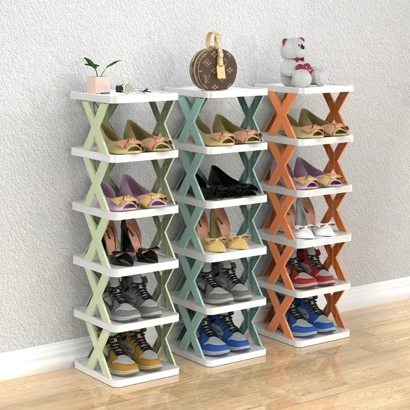 New Shoes Racks Storage Organizer Detachable Shoe Racks Saves Family Household Rack Multi Layer Simple Shoes Shelf Color Cabinet