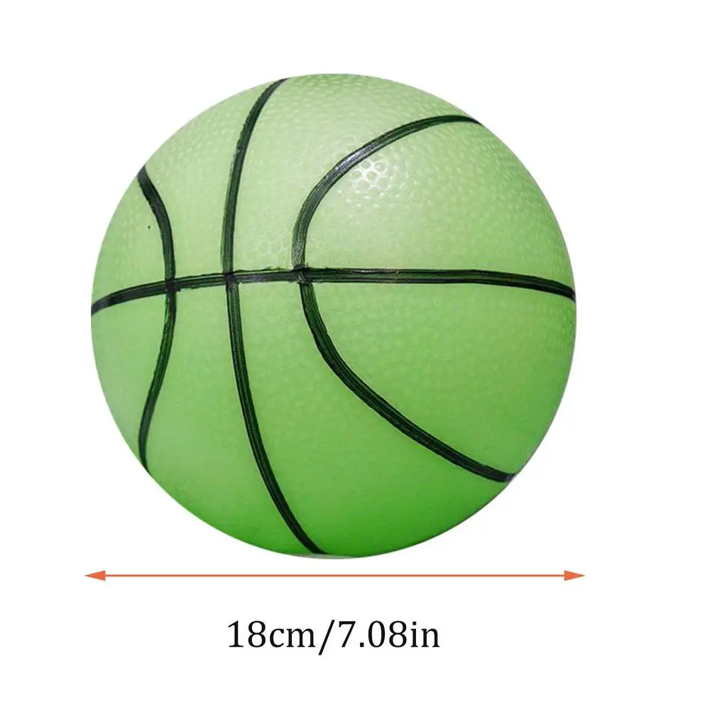 Light Up Basketball Glowing Luminous Ball Reusable Strong Grip Light Up Basket Ball For Indoor And Outdoor Play Games