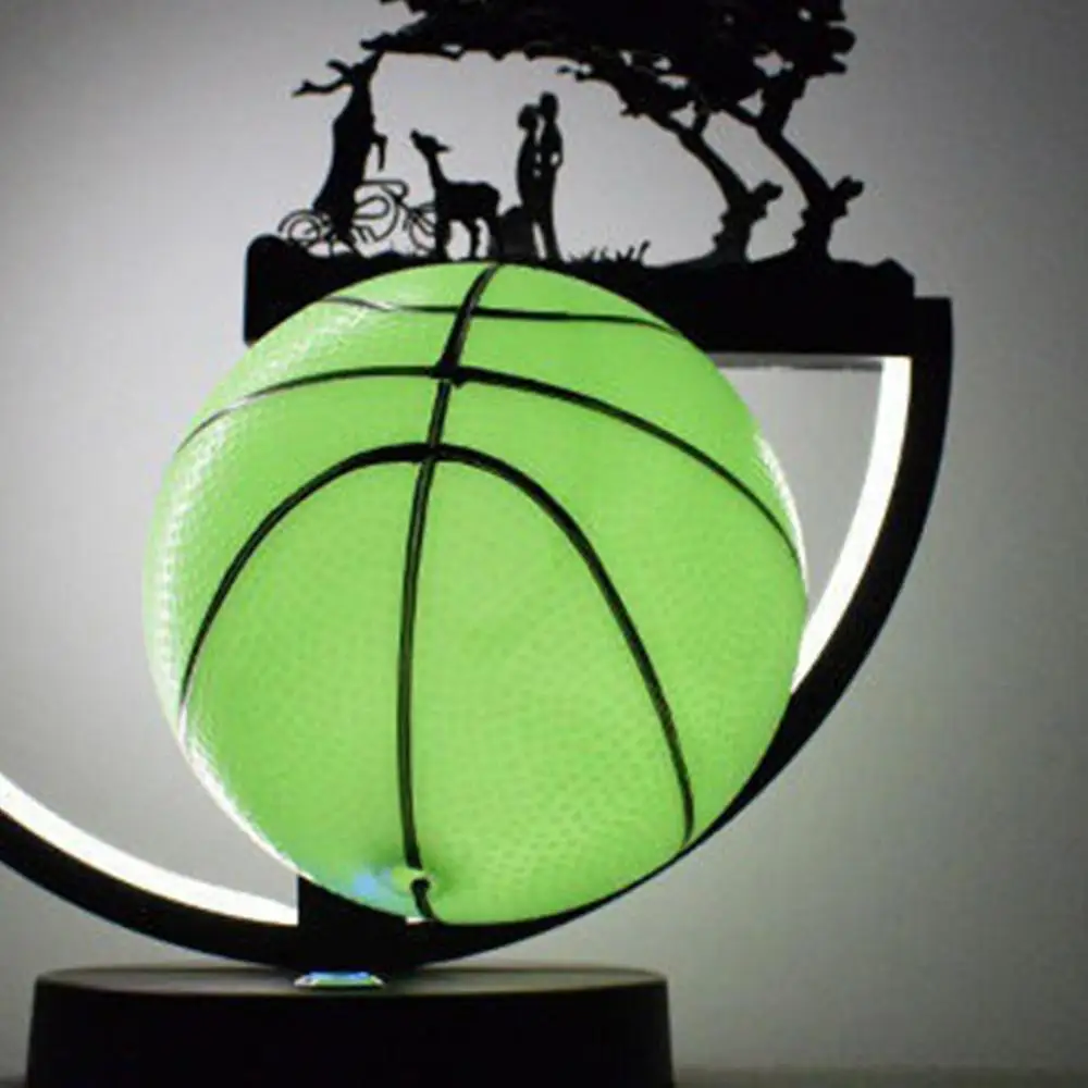 Light Up Basketball Glowing Luminous Ball Reusable Strong Grip Light Up Basket Ball For Indoor And Outdoor Play Games