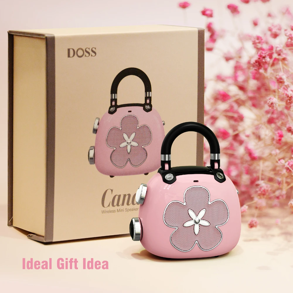 DOSS Mini Bluetooth 5.0 Speaker Candy 5W Mighty Sound Cute MP3 Music Player Sound Box Wireless Portable Speakers Ideal Gift Idea