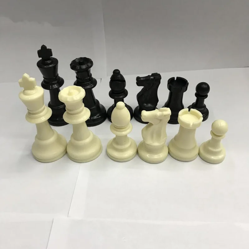 65/75/95mm Chess Pieces Adult Children Chess Intellectual Toys Plastic Chess Character Championship Game Toys