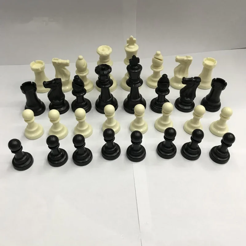 65/75/95mm Chess Pieces Adult Children Chess Intellectual Toys Plastic Chess Character Championship Game Toys