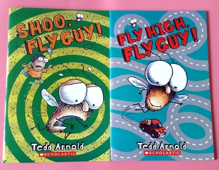 15 Books / Set English Usborne Books for Children Kids Picture Books Baby Famous Story The Fly Guy Series Fun Reading Story Book