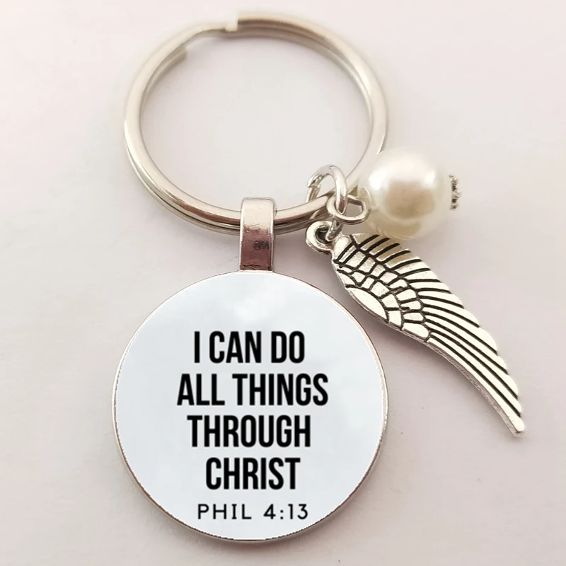 bible verse key chains faith keychain scripture quote christian jewelry for friend women men inspirational gifts