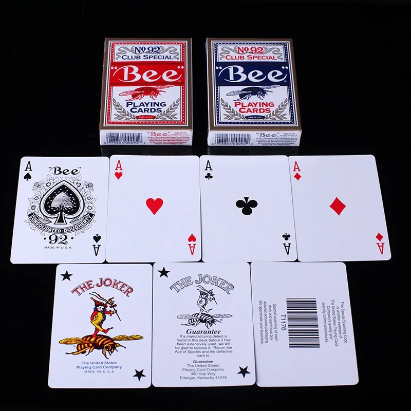 Bicycle Rider Back Playing Cards Tally-Ho Bee Deck Card Games Magic Tricks