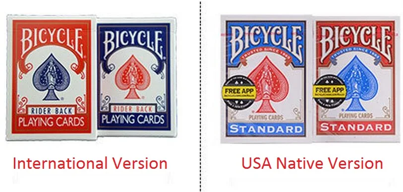 Bicycle Rider Back Playing Cards Tally-Ho Bee Deck Card Games Magic Tricks