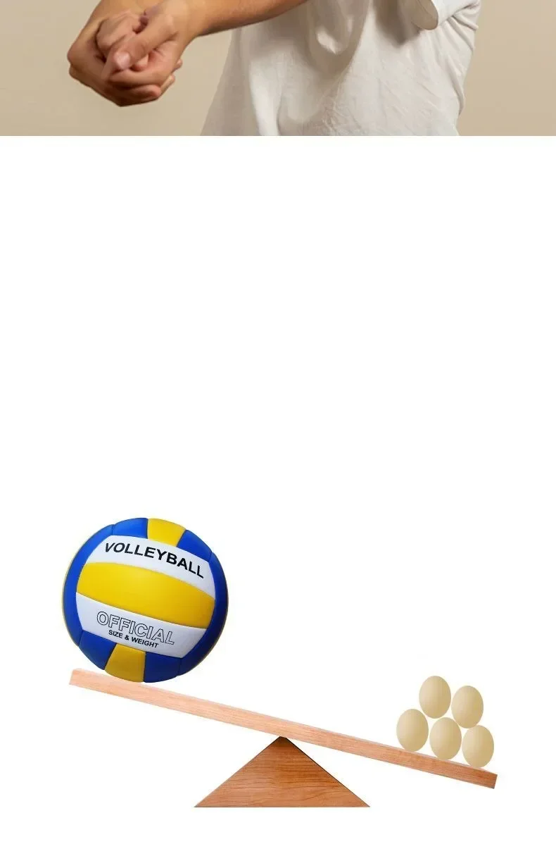 Soft Size 5 Volleyball Professional Training Match Game Ball for Youth Beginners Indoor Practice Ball Outdoor Beach Volleyball