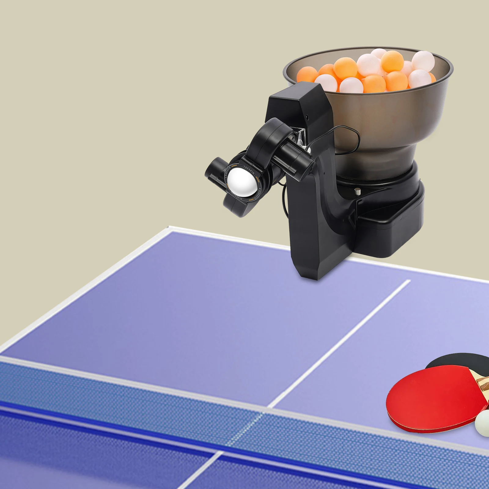 Professional Automatic  Machine Ping Pong Ball Training Machine Expert Ball Launcher with 36 Different Spin Balls