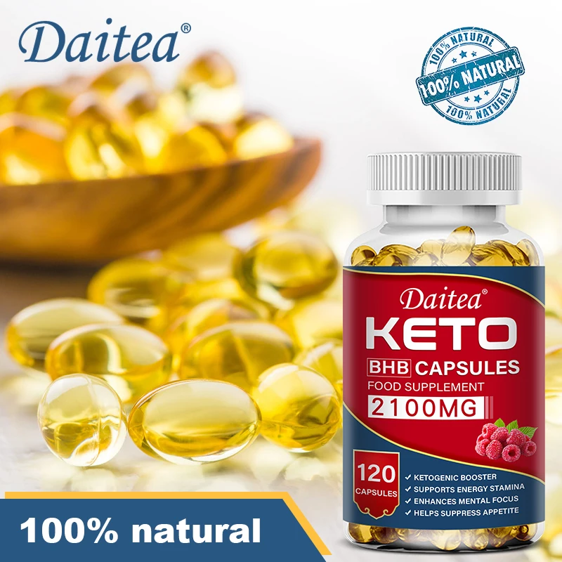 Daitea Fat Burning Ketone Soft Capsules - Helps to better decompose body calories, control weight and maintain health