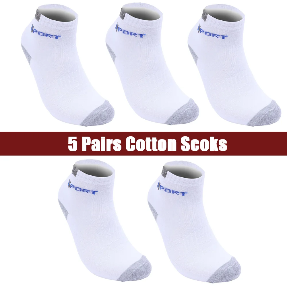 Cotton Sock for Men Sport Breathable Soft Letter Fashion Sneakers High Elastic Middle Tube Stocking Towel Sox Summer Running