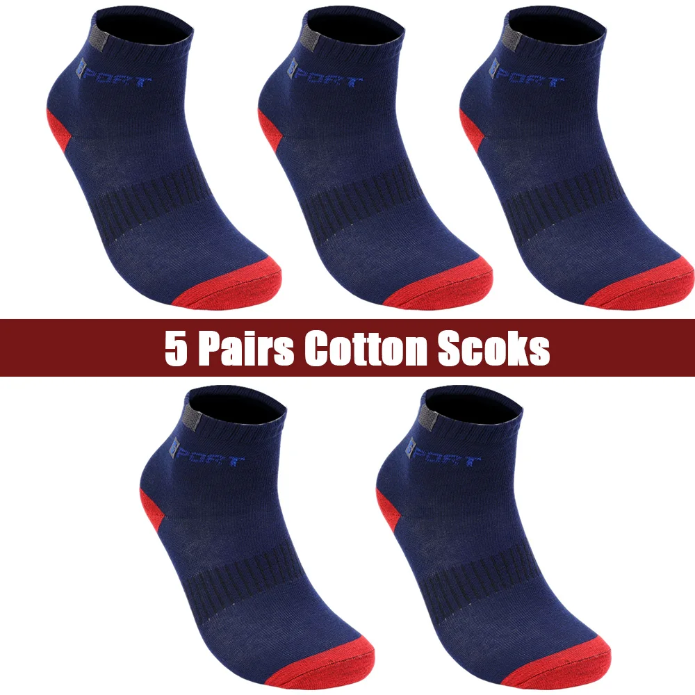 Cotton Sock for Men Sport Breathable Soft Letter Fashion Sneakers High Elastic Middle Tube Stocking Towel Sox Summer Running