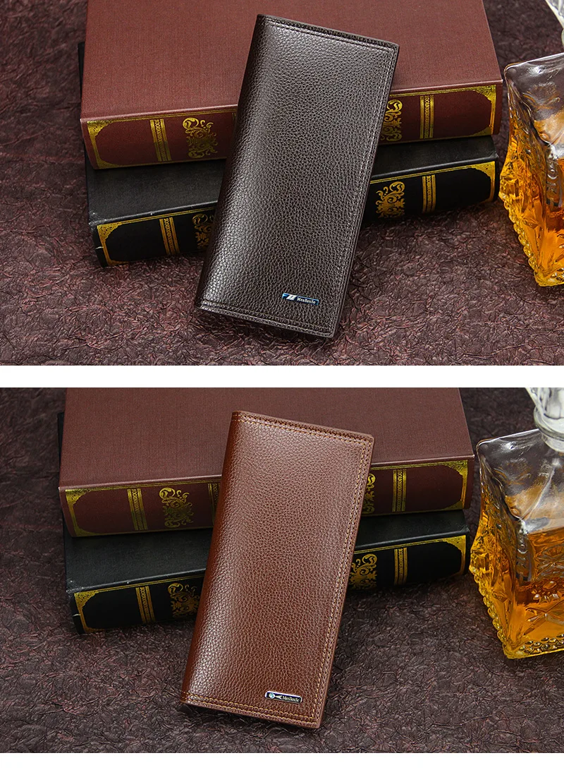 2022 New Men's Wallet Long Fashion Men's Magnetic Buckle Plus Envelope Large-capacity Multi-card Pocket Wallet Multi-card Wallet