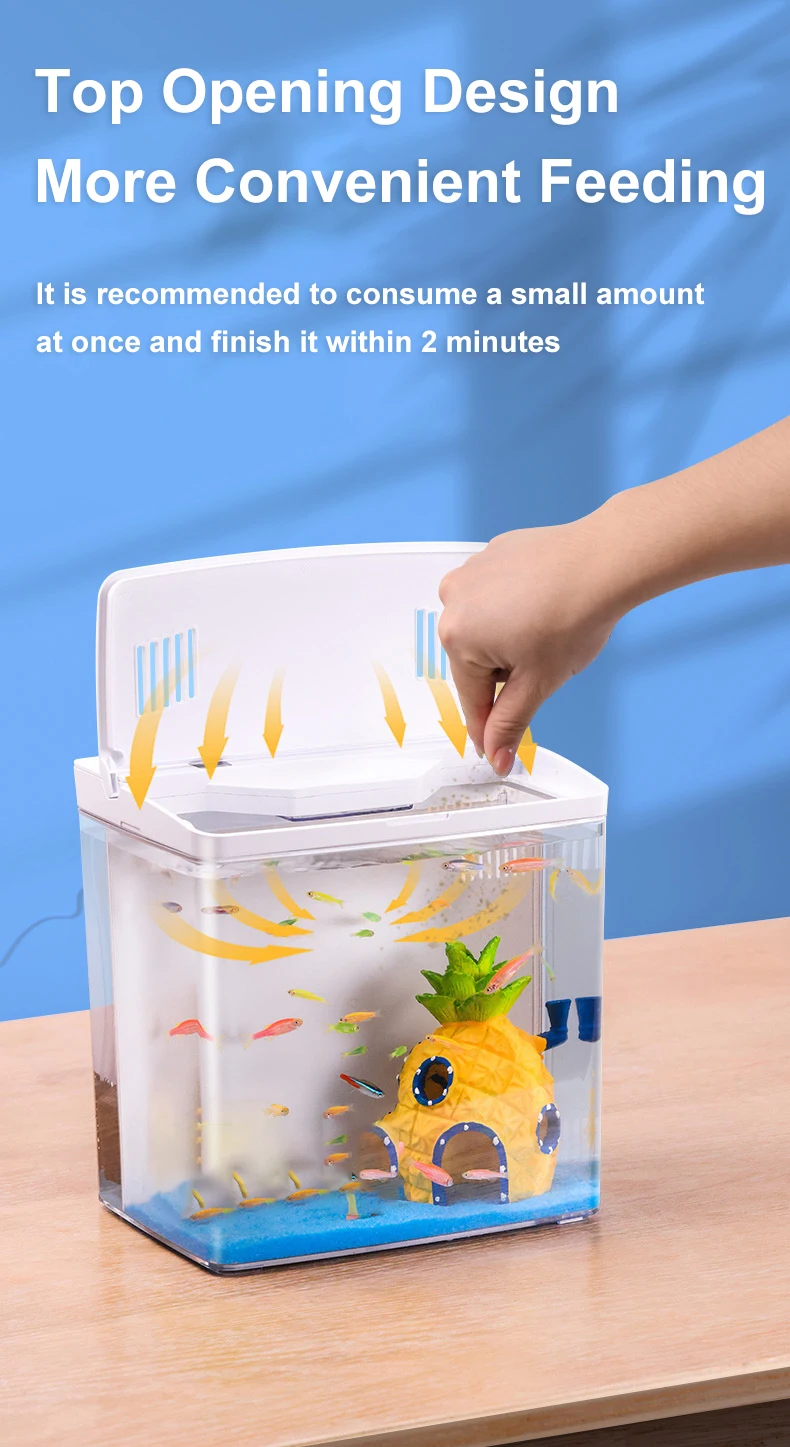 Fish tank living room small mini Douyu tank household tabletop ecological tank self circulating back filter goldfish tank