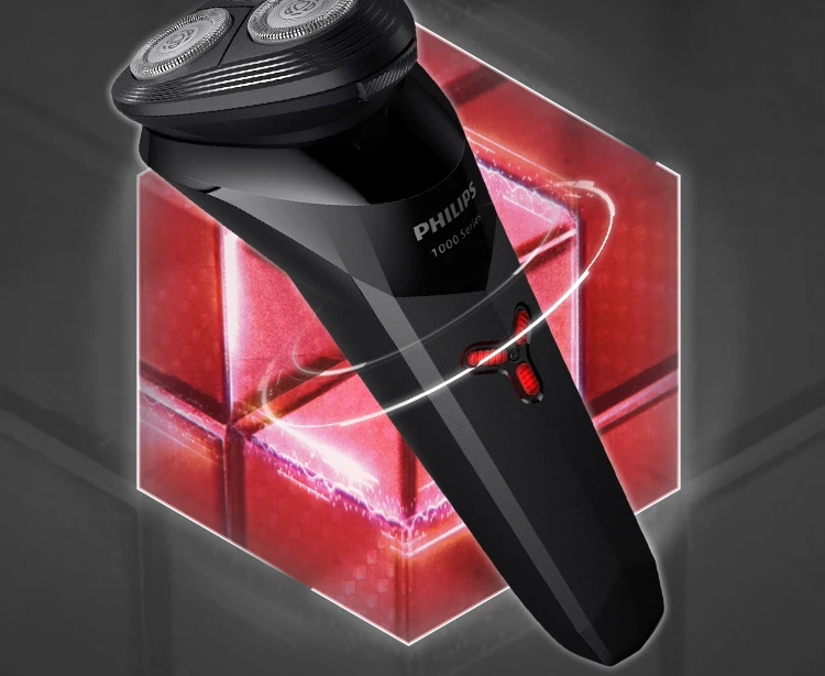 Philips S1113 Electric Shaver for Men USB Charging PowerCut Stainless Steel Blades Ergonomic design Triple floating head