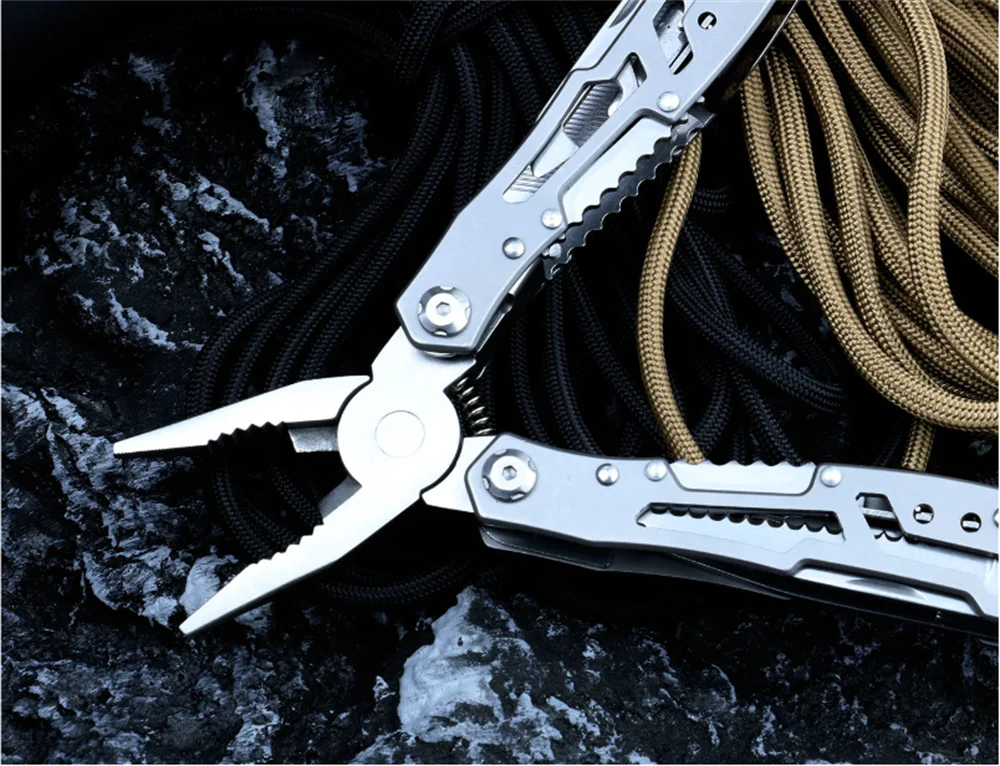 Outdoor Multitool Camping Portable Stainless Steel Edc Folding Multifunction Tools Emergency survival Knife Pliers