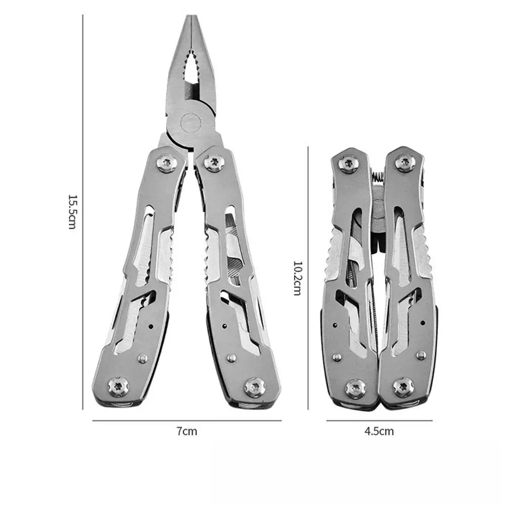 Outdoor Multitool Camping Portable Stainless Steel Edc Folding Multifunction Tools Emergency survival Knife Pliers