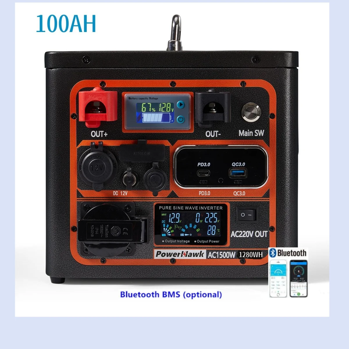 1200W100AH-Bluetooth