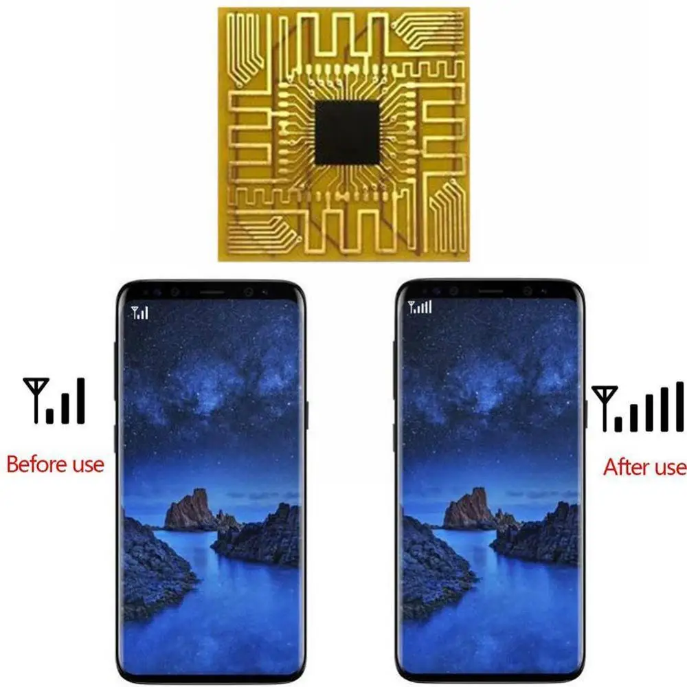 Phone Signal Enhancement Stickers Stronger Improved Mobile Phone Antenna Booster Eliminate Dropped Calls Easy To Install