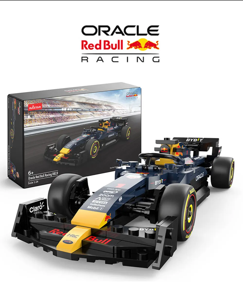 1/24 2023 F1 Red Bull RB19 #1 Max Verstappen #11 Perez Formula Racing Car Alfa Romeo C42 Building Block Model Toy Vehicle Bricks