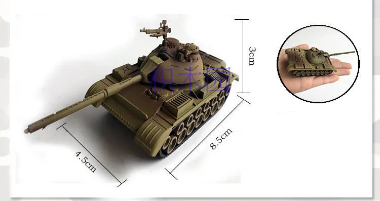 1/72 Plastic Assembled Tank Model Kit WWII Military Model Puzzles 24 Styles Tanks Sand Table Tanks Toys for Boys