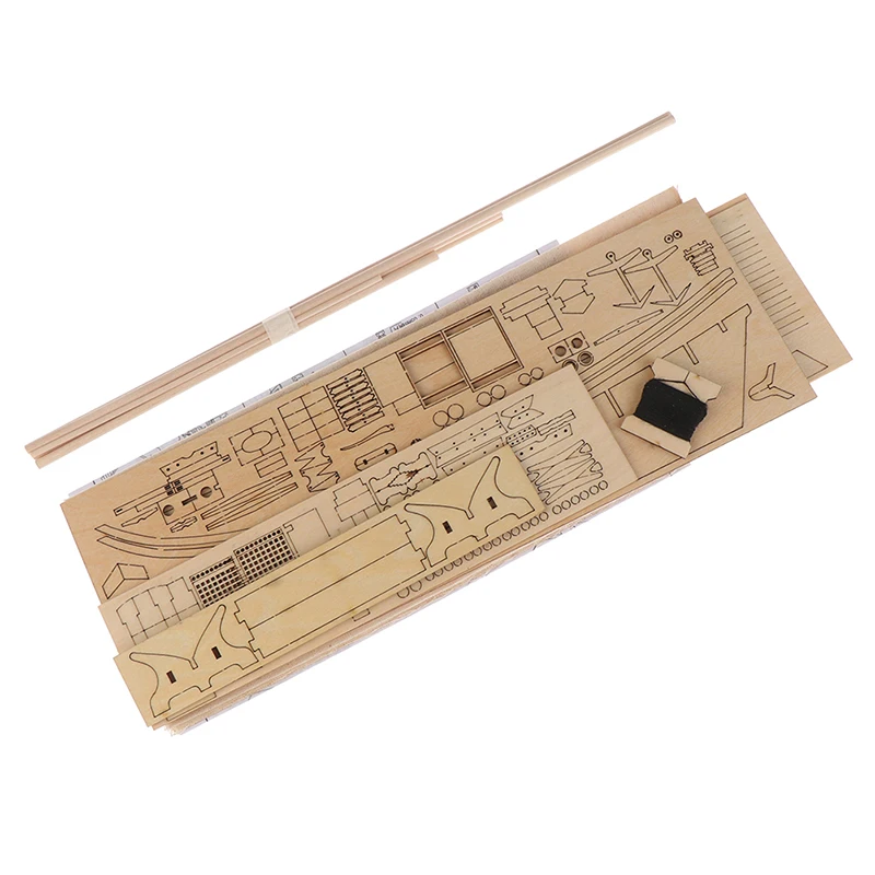 1:130 Sailing DIY Ship Assembly Model Classical Wooden Boat Decoration Wood