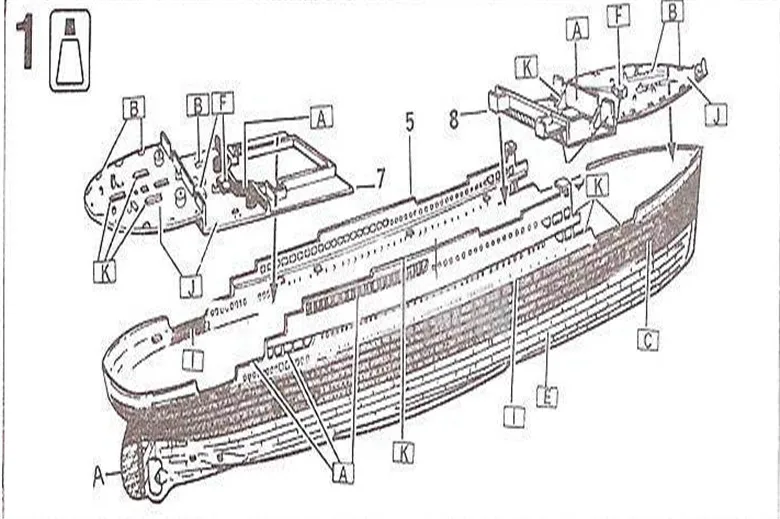 1:550 RMS Titanic Model Building Kits Assembly Plastic Ship Model With Electric Motor Lighting Device Electric Titanic Toy