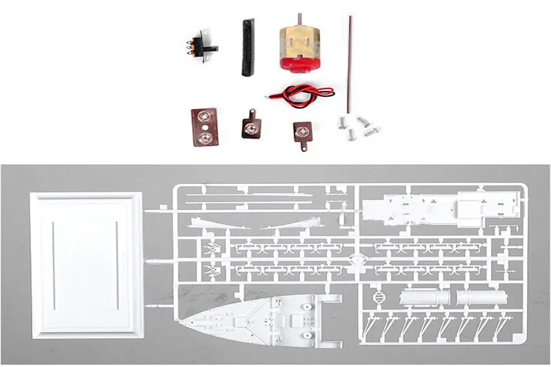 1:550 RMS Titanic Model Building Kits Assembly Plastic Ship Model With Electric Motor Lighting Device Electric Titanic Toy