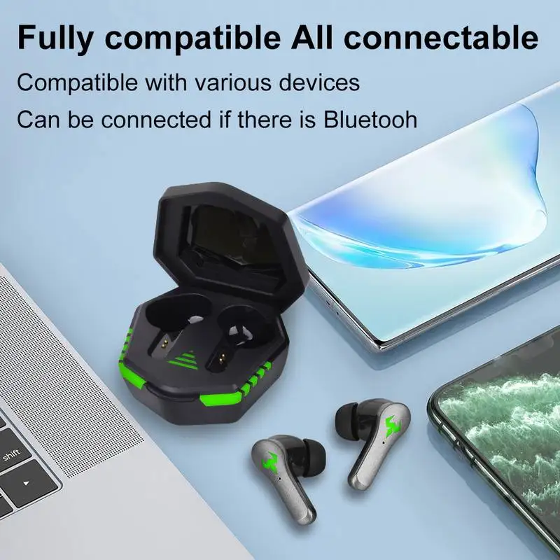 N35X Earphone Bluetooth 5.2 Headset TWS Wireless Headphone Touch Control HiFi Sports Games Earbuds For iPhone Xiaomi Samsung