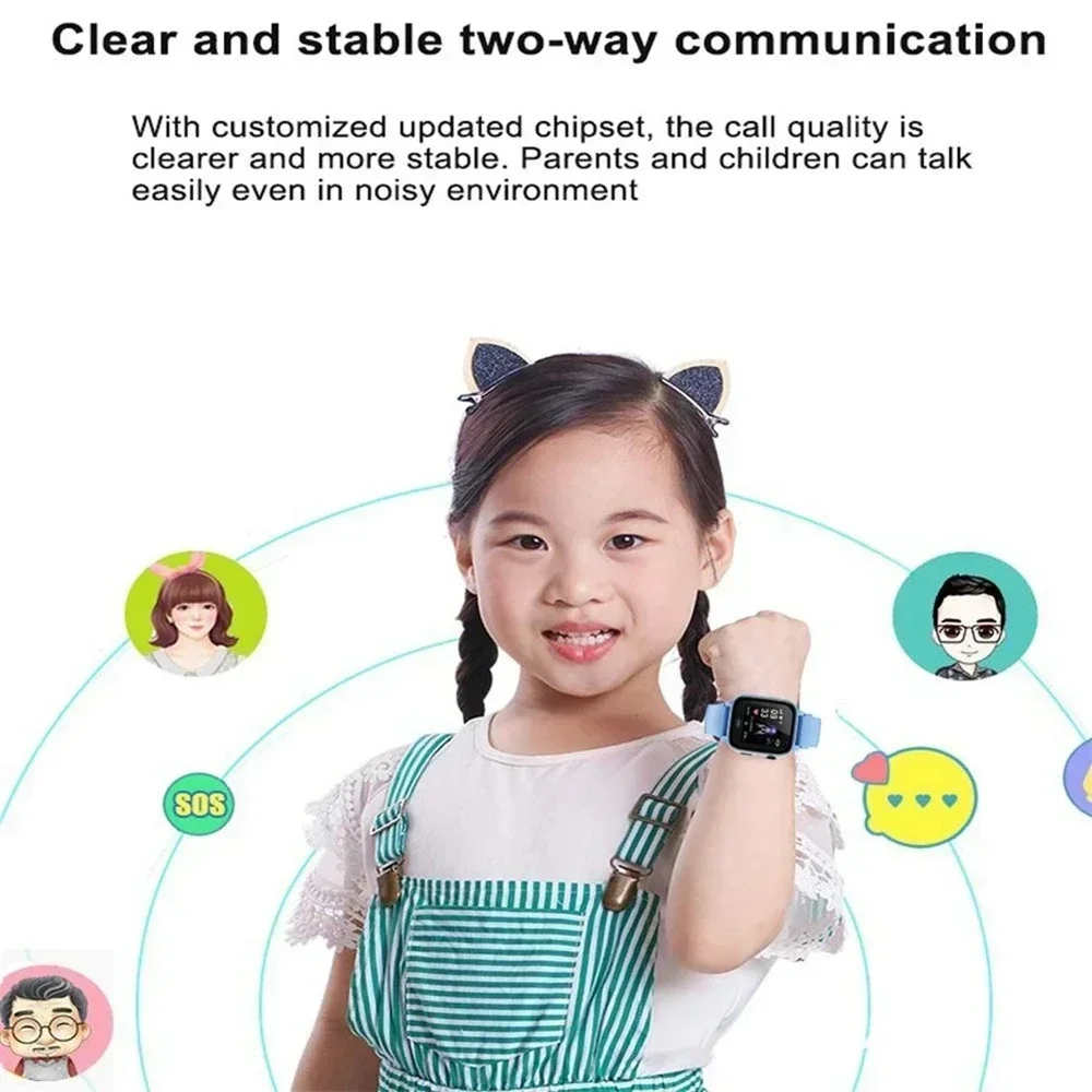 4G Kids Smartwatch SOS GPS Location Video Call Analogue Card Kids Smartwatch Camera Waterproof Watch Boys Girls Upgrade 2024 Hot