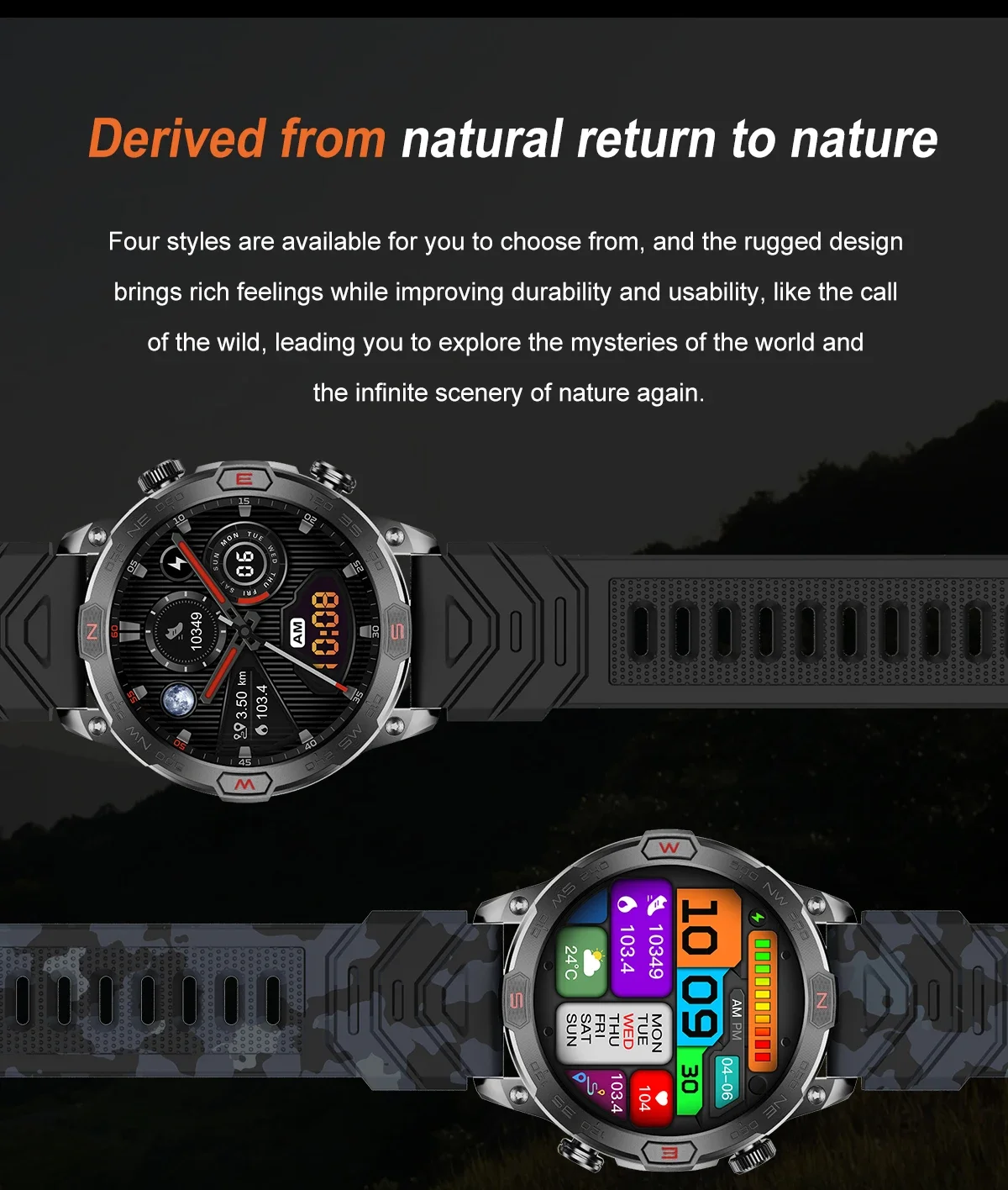 For Android Xiaomi Outdoor Military GPS Smart Watch Men 466*466 HD AMOLED Screen IP68 Waterproof Bluetooth Call Smartwatch 2025