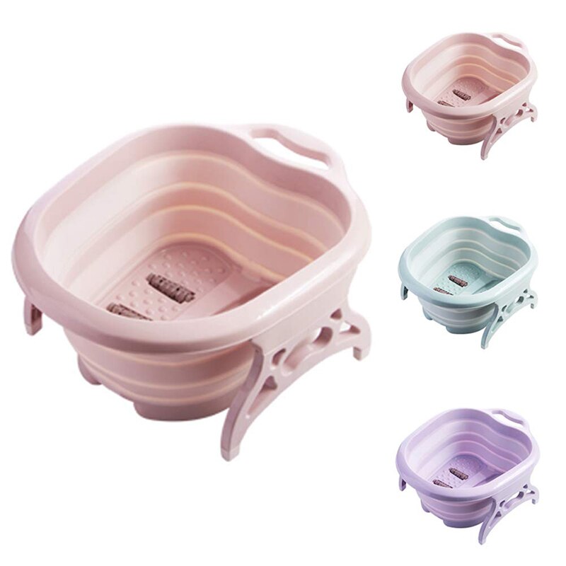 Portable Foldable Massage Foot Basin