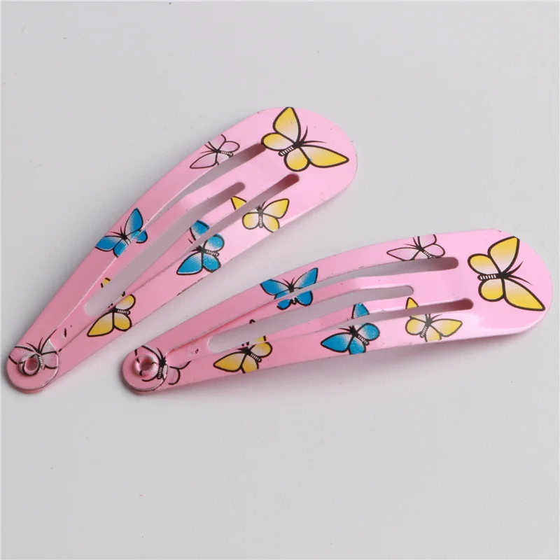 20Pcs/Lot Hair Accessories Candy Color Dripping Hair Clip Princess Barrette Korean Hairclip Cartoon Headdress Hairpins for Girls